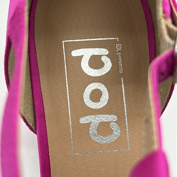 2374- Pop Westerly Hot Pink Color Platforms Size 7.5 NWT - Picture 9 of 9